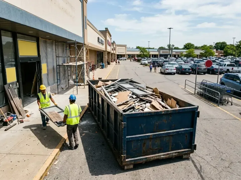 retail-store-renovation-debris-003 — frequently asked questions, Roll-off Dumpster Rentals in Normal, IL